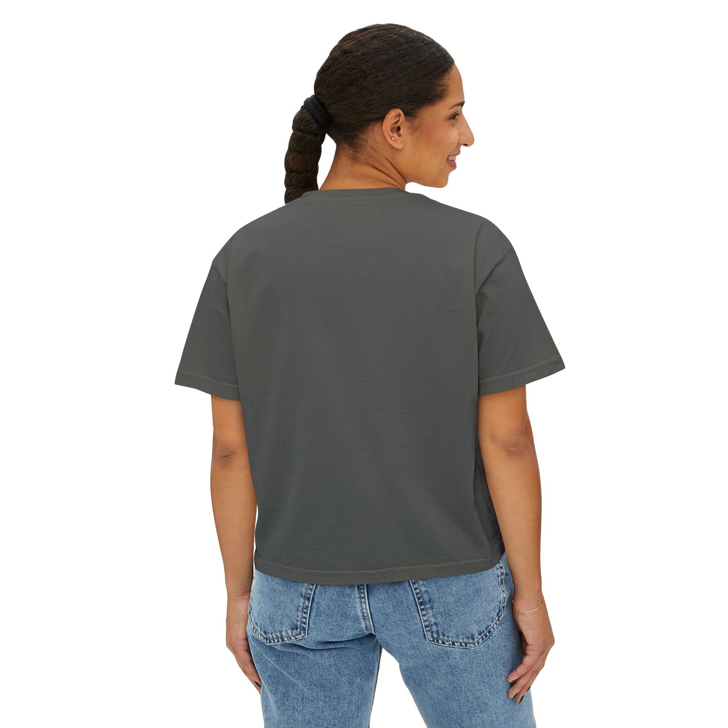 Eco-Friendly Women's Boxy Tee, Casual Relaxed Fit T-Shirt, Nature-Inspired Graphic Tee, Boho Style Top, Perfect Gift for Her