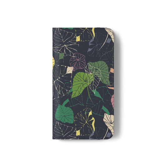 Flip Phone Case ~ Habour Leaves Design