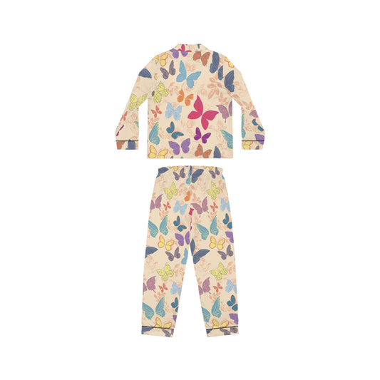 Floral Satin Pajamas Set ~ Humble Rose Design