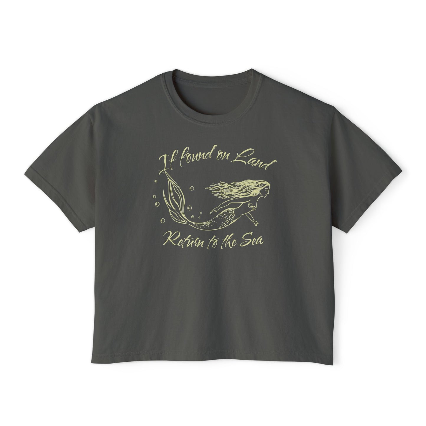 Eco-Friendly Women's Boxy Tee, Casual Relaxed Fit T-Shirt, Nature-Inspired Graphic Tee, Boho Style Top, Perfect Gift for Her