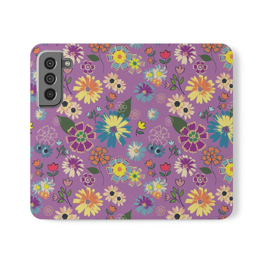 Floral Flip Phone Case ~ Rhythmic Sands