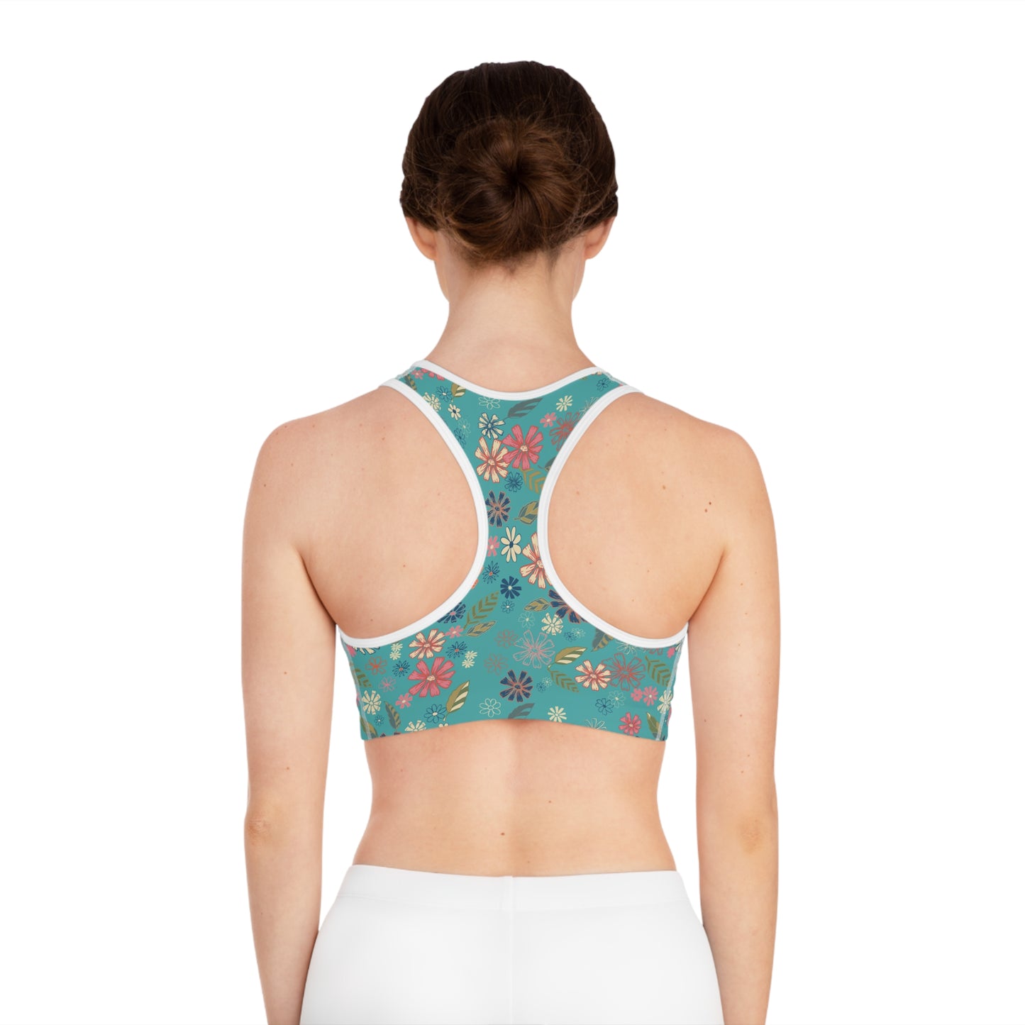 Floral Sports Bra – Comfortable & Stylish Activewear for Fitness Enthusiasts