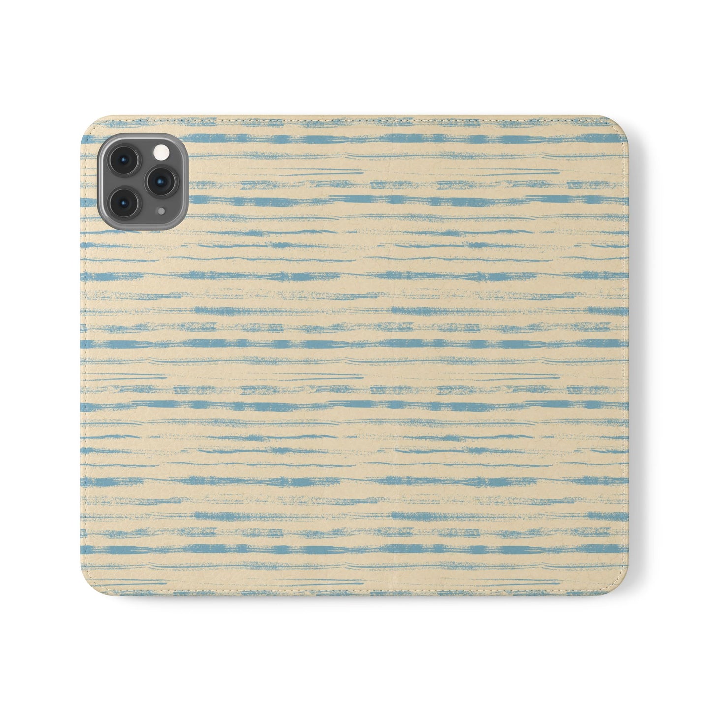 Painted Lines Flip Phone Case ~ Calm of the Coast Design