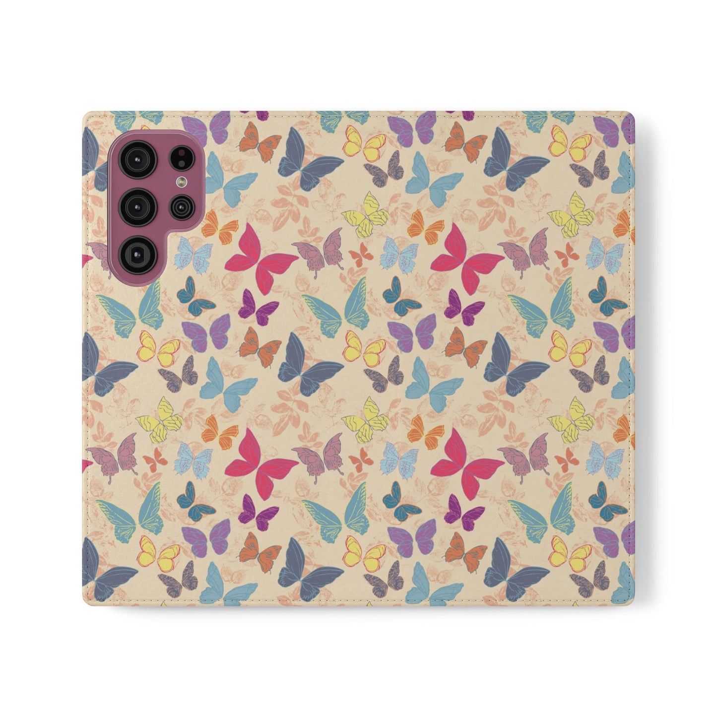 Colourful Butterfly Flip Phone Case ~ Wings Design