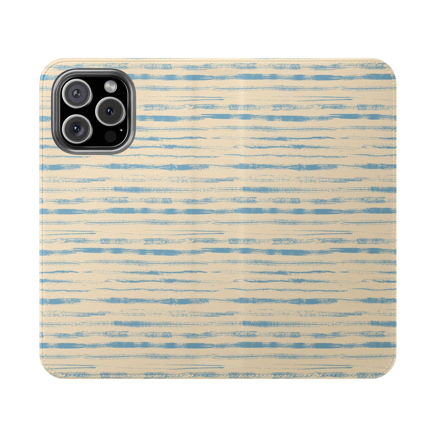 Painted Lines Flip Phone Case ~ Calm of the Coast Design