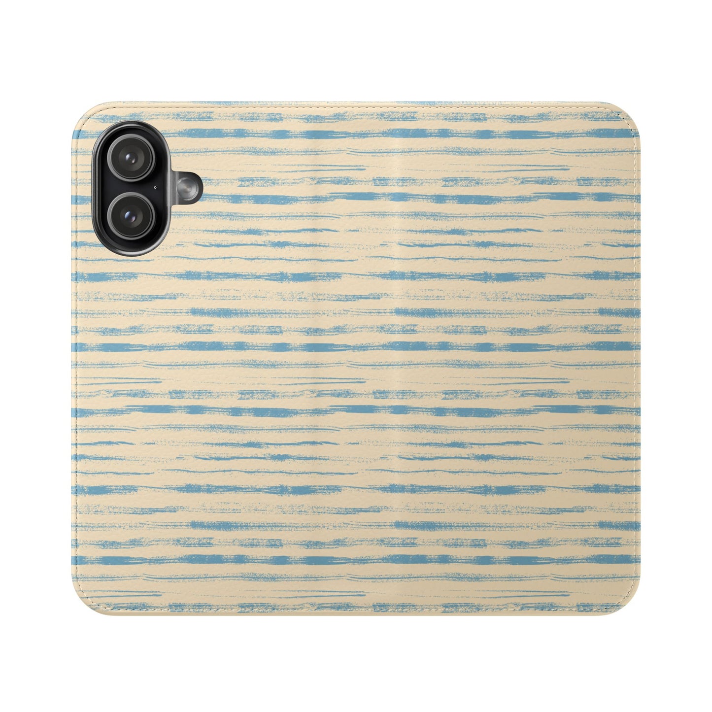 Painted Lines Flip Phone Case ~ Calm of the Coast Design