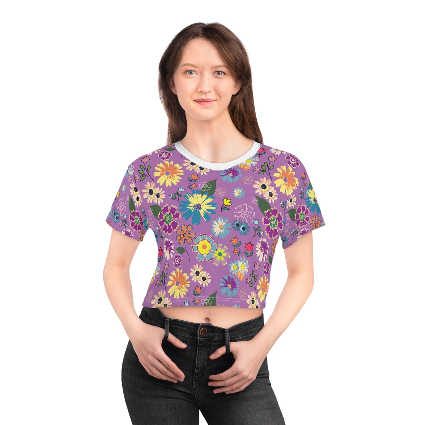 Retro Crop Tee ~ Roxy Design
