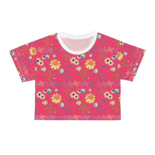 Retro Crop Tee ~Summer Nights Design