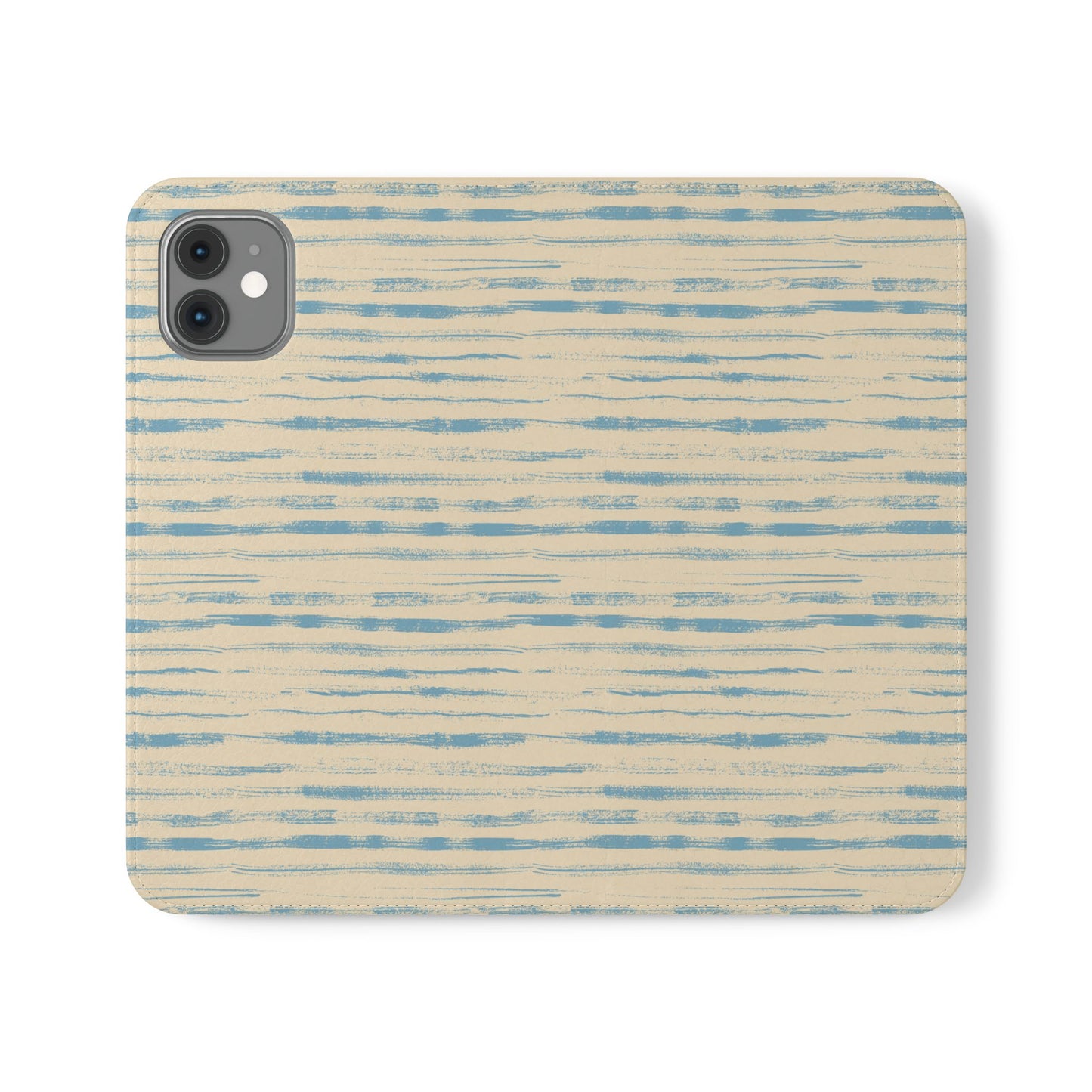 Painted Lines Flip Phone Case ~ Calm of the Coast Design