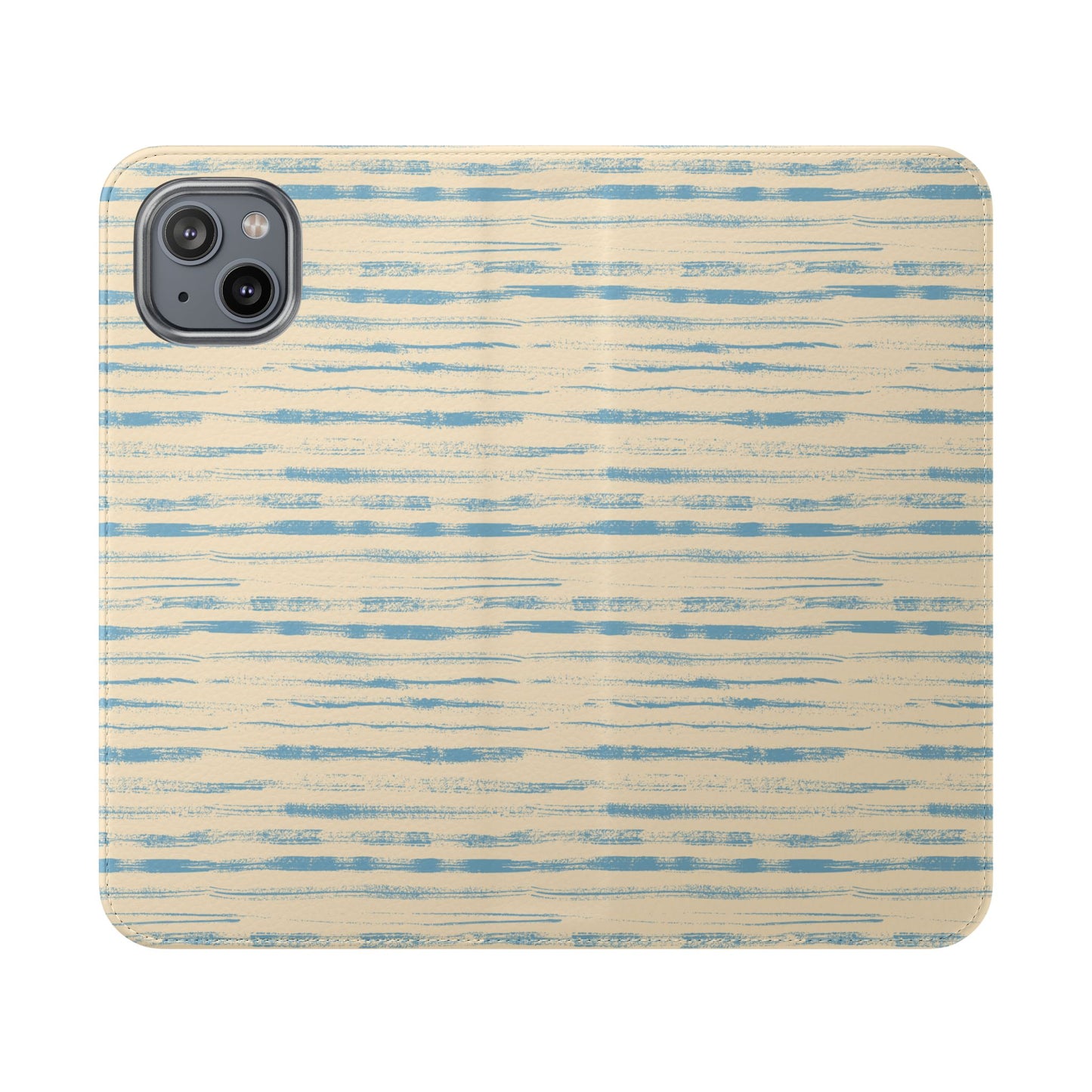 Painted Lines Flip Phone Case ~ Calm of the Coast Design