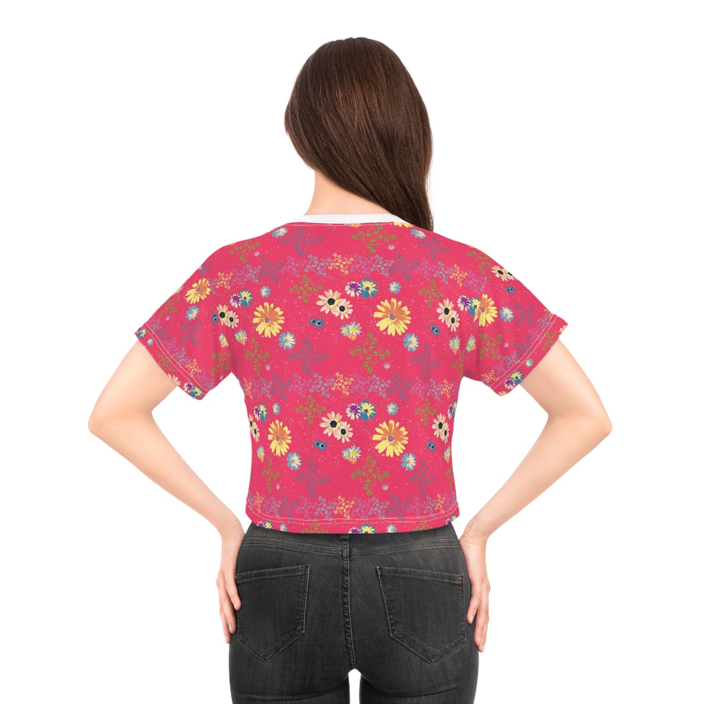 Retro Crop Tee ~Summer Nights Design