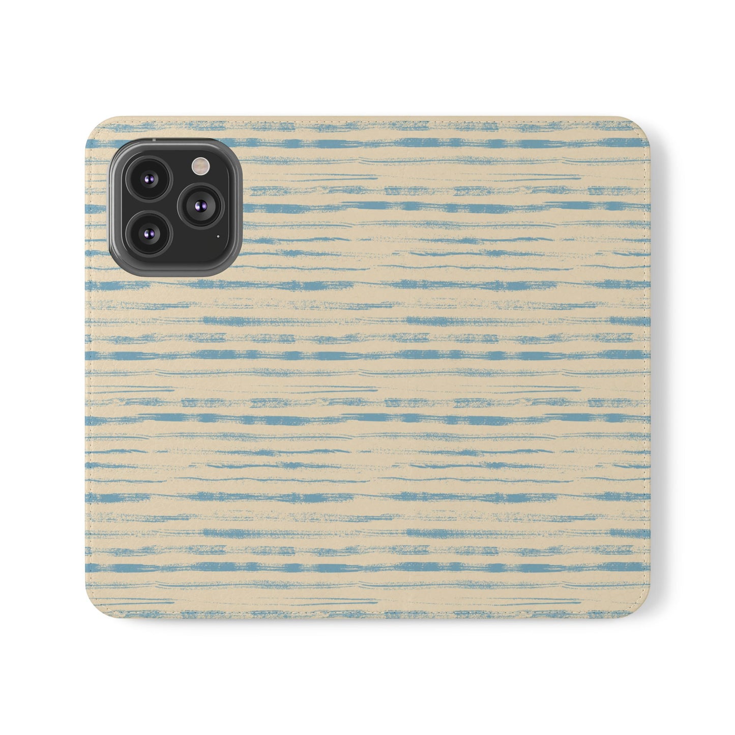 Painted Lines Flip Phone Case ~ Calm of the Coast Design