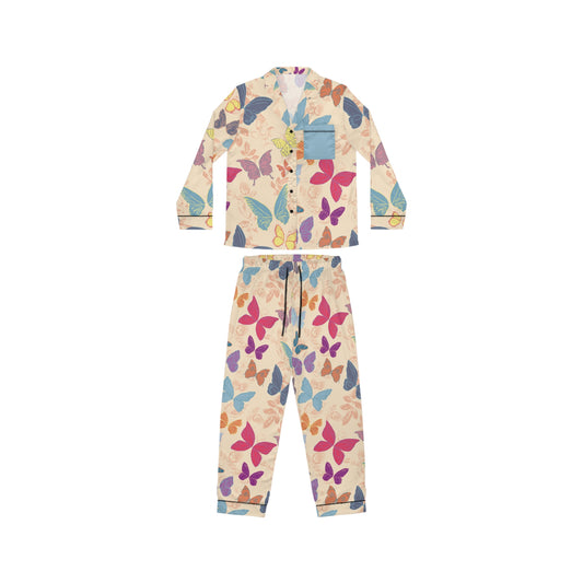Floral Satin Pajamas Set ~ Humble Rose Design