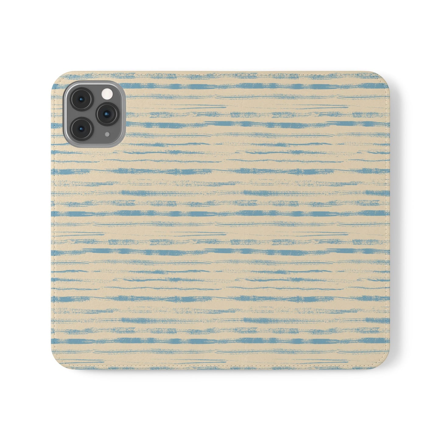 Painted Lines Flip Phone Case ~ Calm of the Coast Design