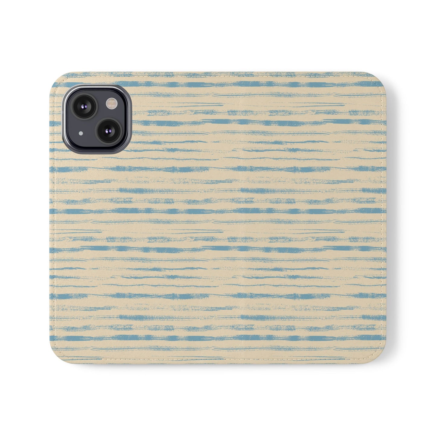 Painted Lines Flip Phone Case ~ Calm of the Coast Design