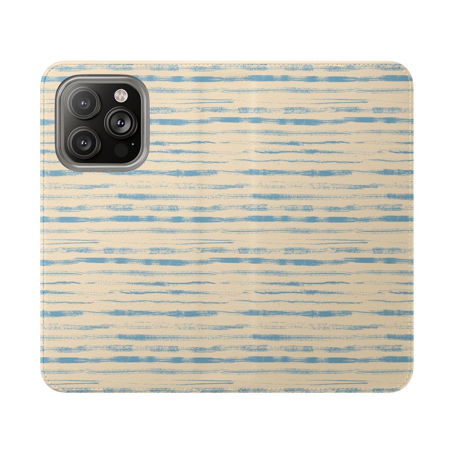Painted Lines Flip Phone Case ~ Calm of the Coast Design