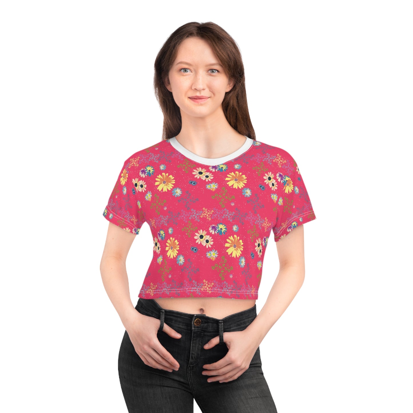 Retro Crop Tee ~Summer Nights Design
