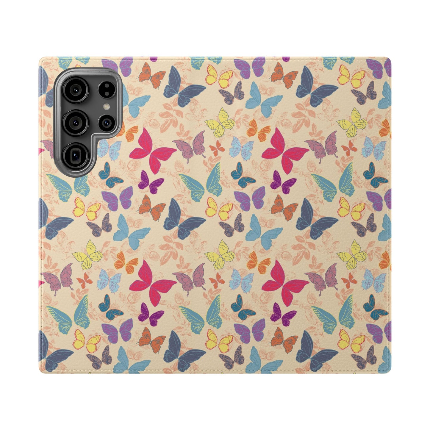 Colourful Butterfly Flip Phone Case ~ Wings Design