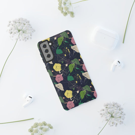 Tough Phone Case - Habour Leaves Design