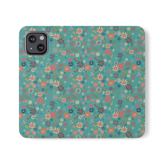 Flip Phone Case — Hippie Blue
