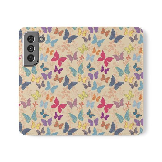 Colourful Butterfly Flip Phone Case ~ Wings Design