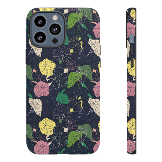 Tough Phone Case - Habour Leaves Design