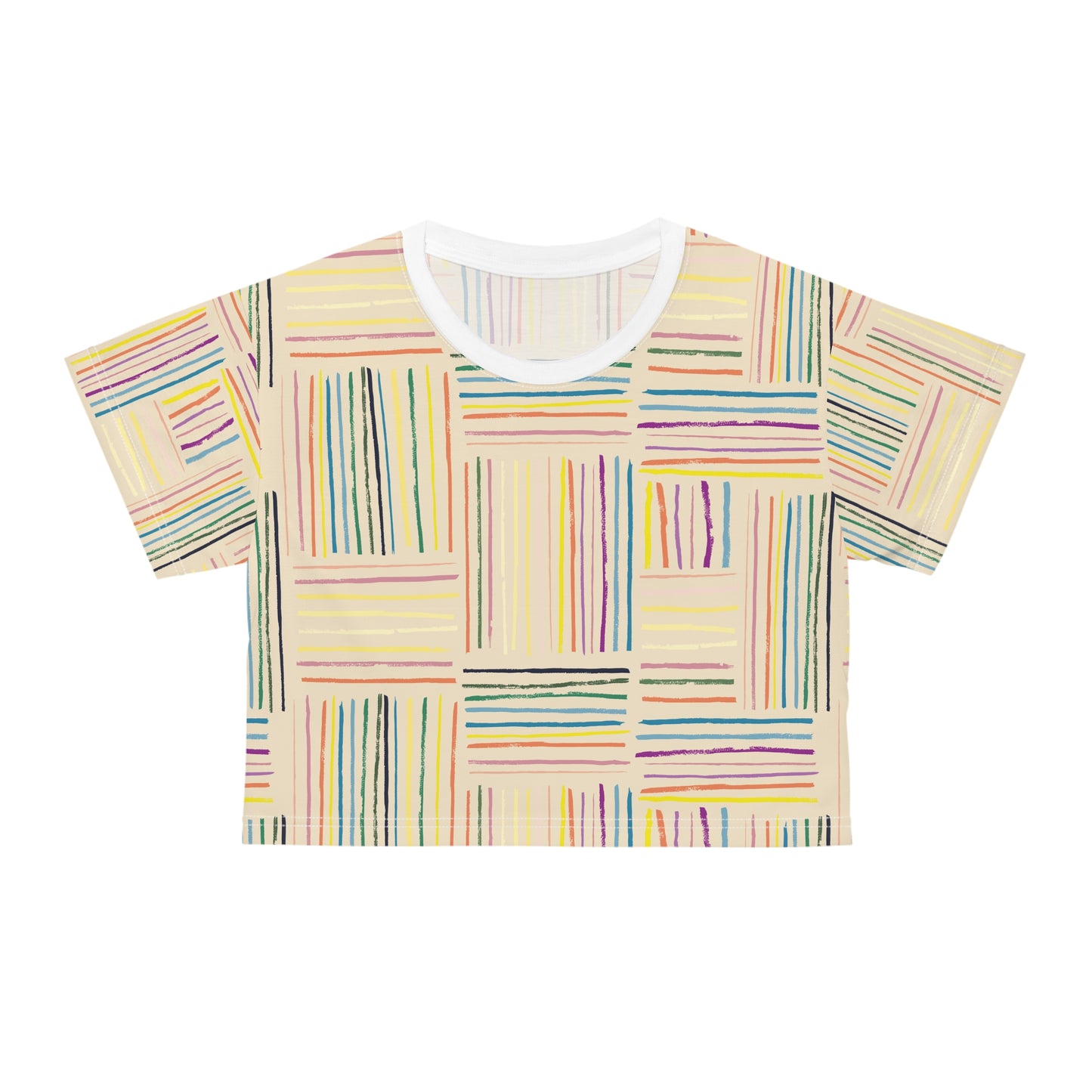 Retro Crop Tee  - Beach Box Design