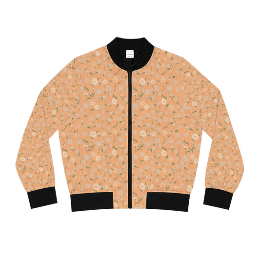 Vintage Bomber Jacket - Daisy Chain Design