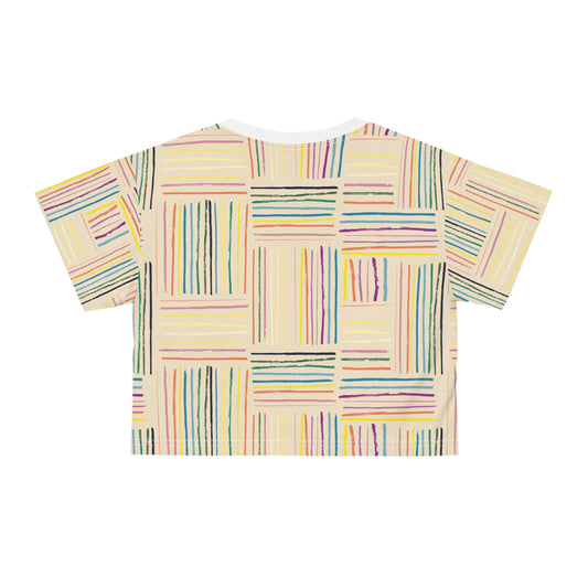 Retro Crop Tee  - Beach Box Design