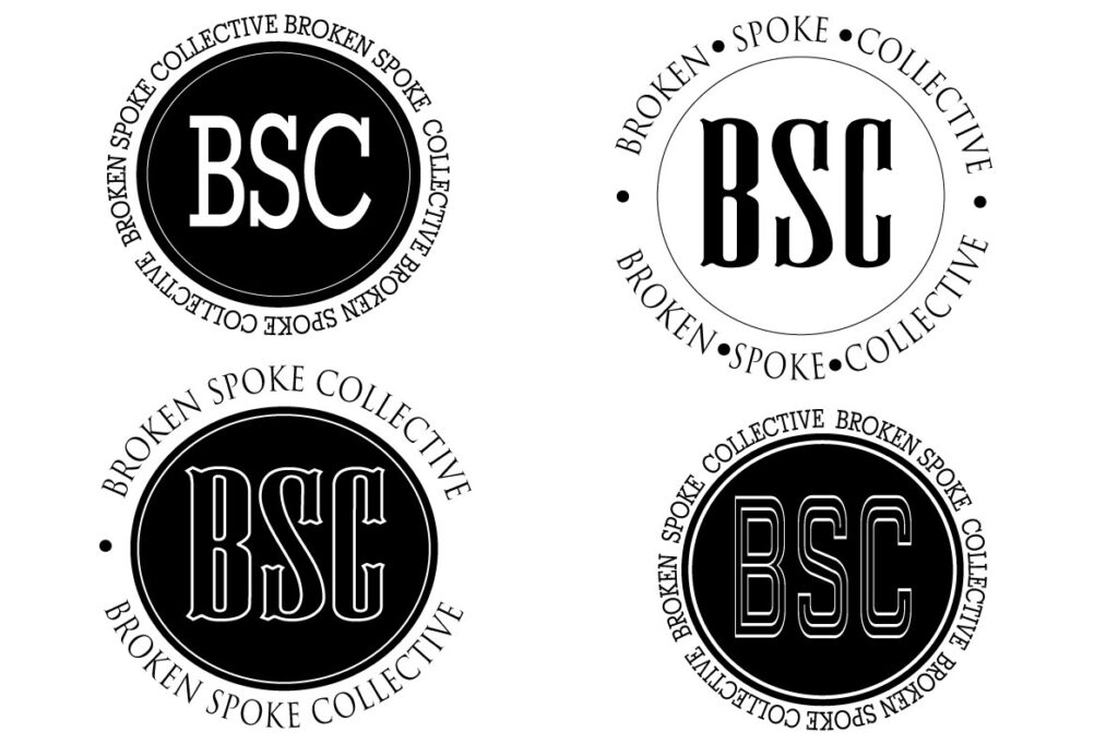 Brocken Spoke Collective Logo Designs